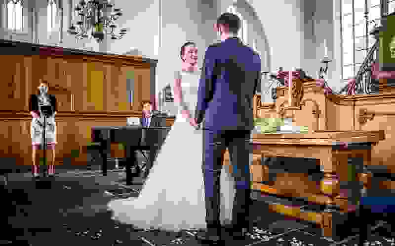 Christelijke liederen bruiloft ceremonie kerk | Luizter