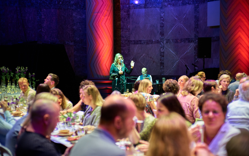 Spreker evenement Luizter verhaal jubileum bedrijf