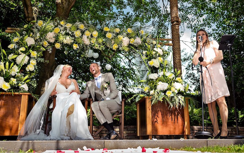 Trouwceremonie muziek en trouwambtenaar Luizter
